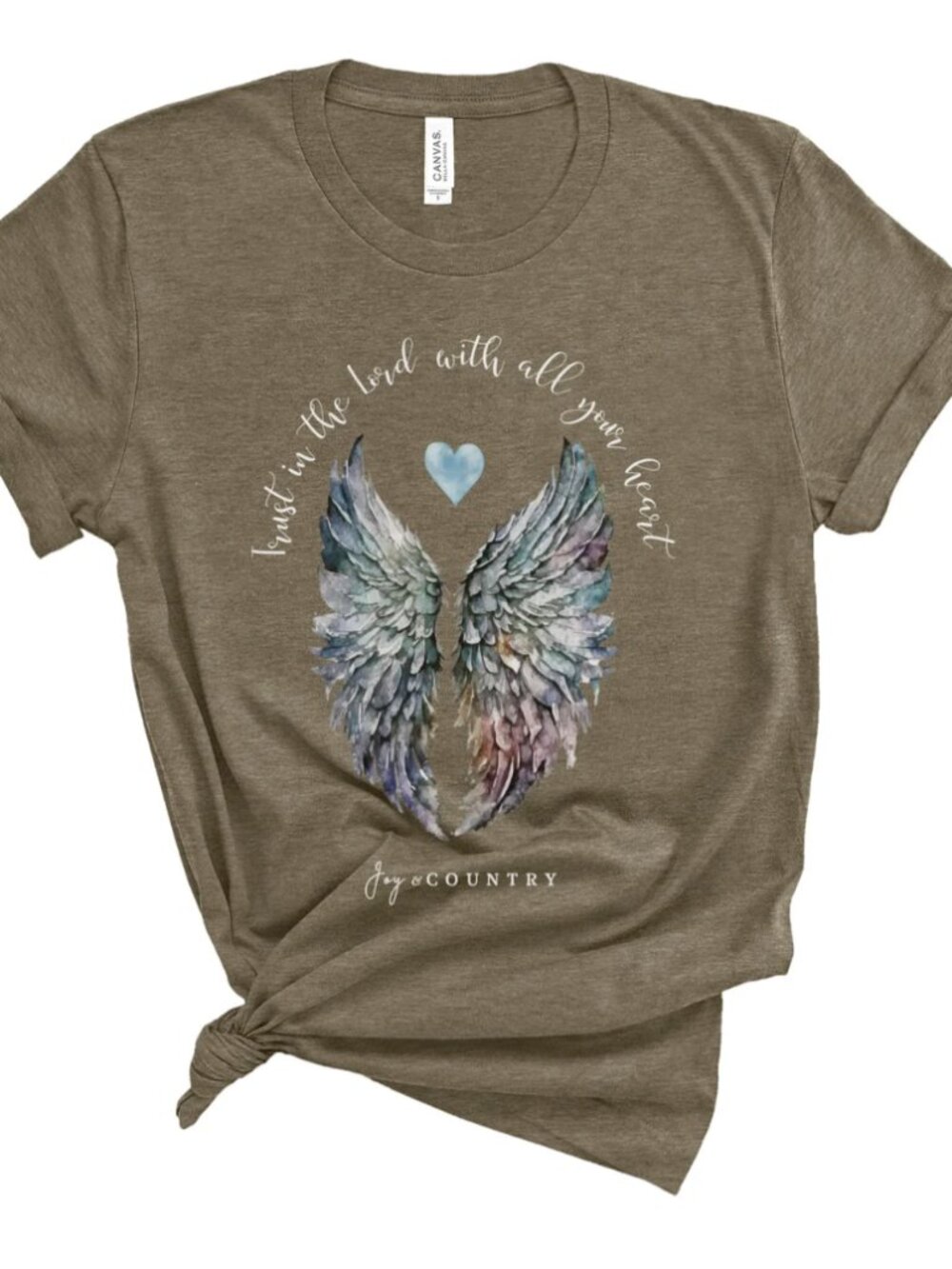 Trust In The Lord With All Your Heart - Unisex Crew-Neck Tee